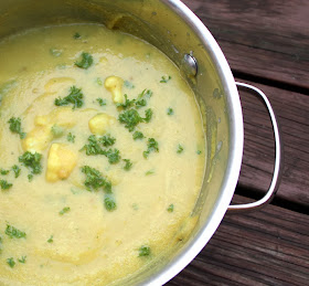 Oppskrift Hjemmelaget Blomkålsuppe Krydret Indiske Krydder Blomkål Suppe